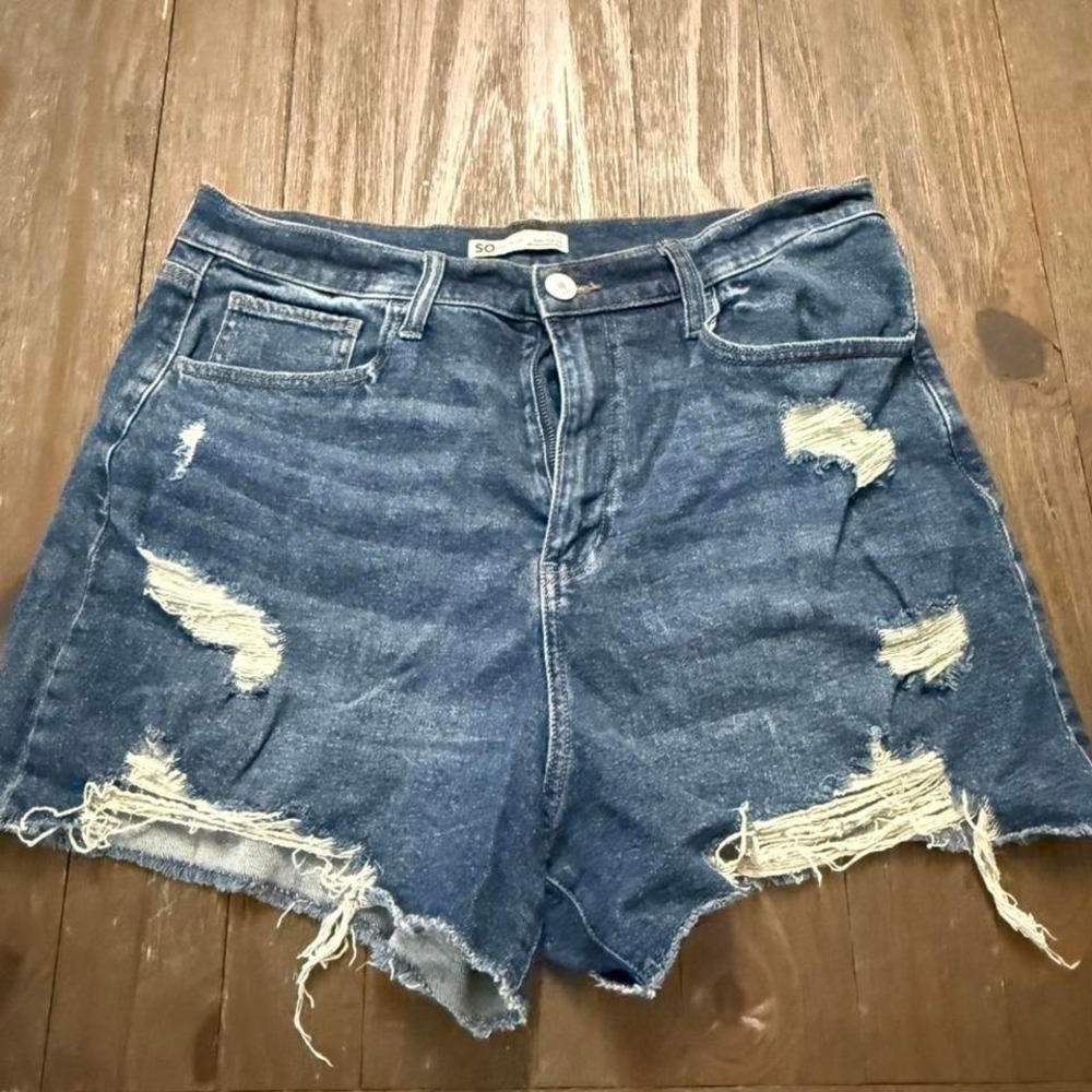 SO Clothing Womens Denim Shorts